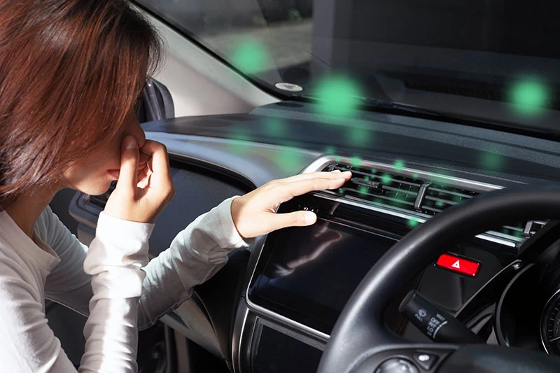 Car Air Con emitting bad smells