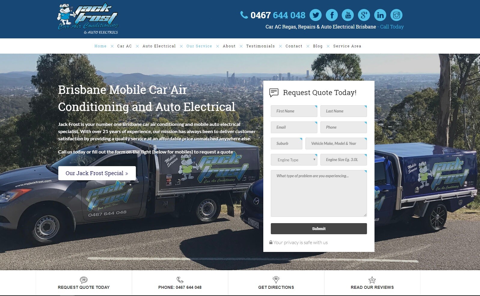 Car Air Conditioning Services Brisbane Jack Frost