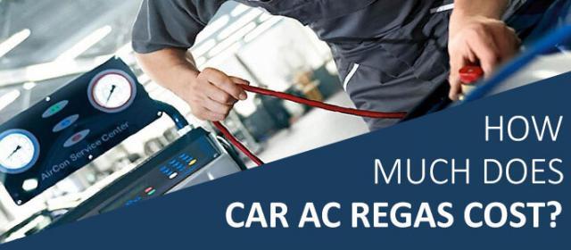 How much does a Car Air conditioning Regas Cost